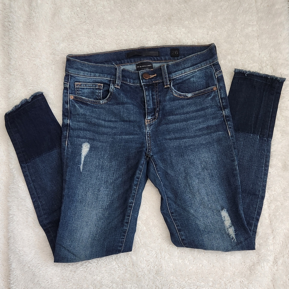 SP Black Label | Distressed Skinny Jeans